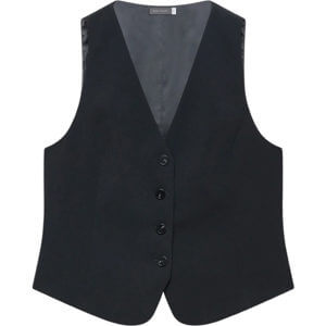 Mint Velvet Black Fitted Waistcoat